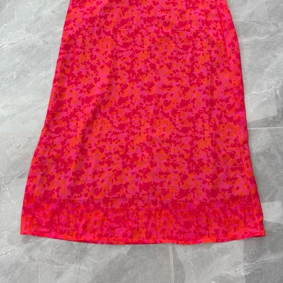 Women’s All I Want Summer Chiffon Multi-Position Neckline Floral Dress Small - Picture 8 of 16